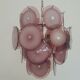 Murano Chandelier - Polychrome Glass - Vistosis 60s. Delicate and very fine