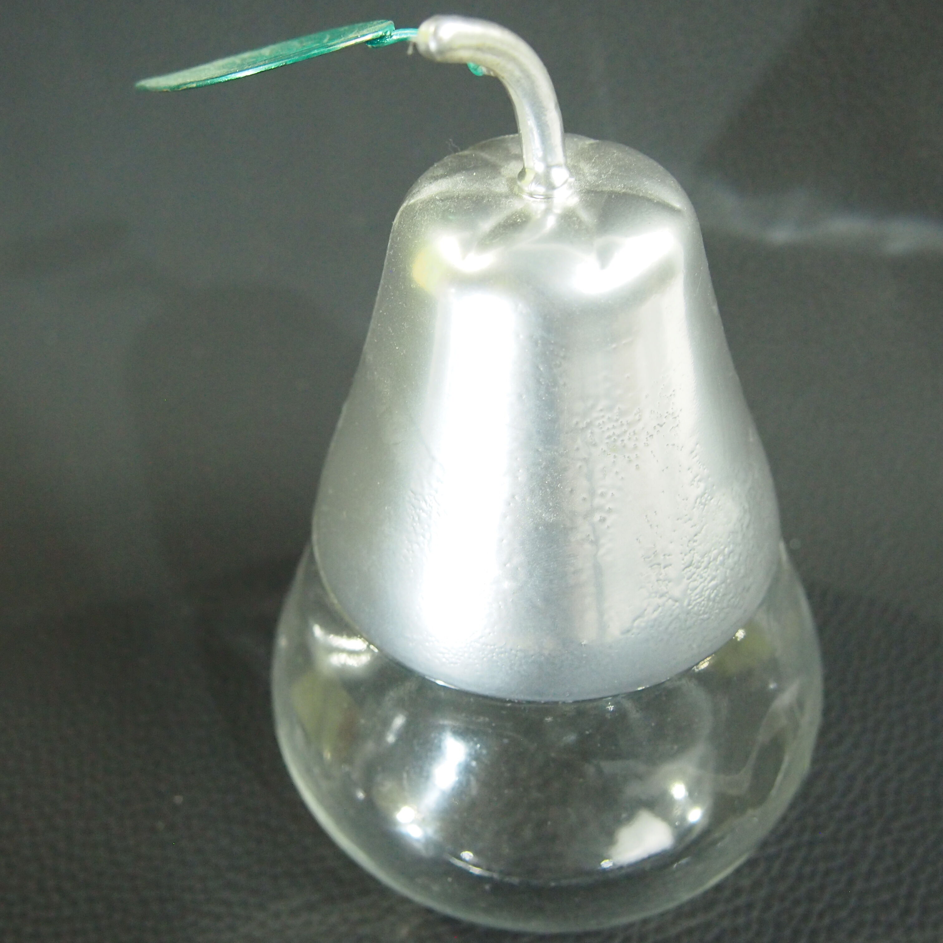 Pineapple and pear glass candy boxes