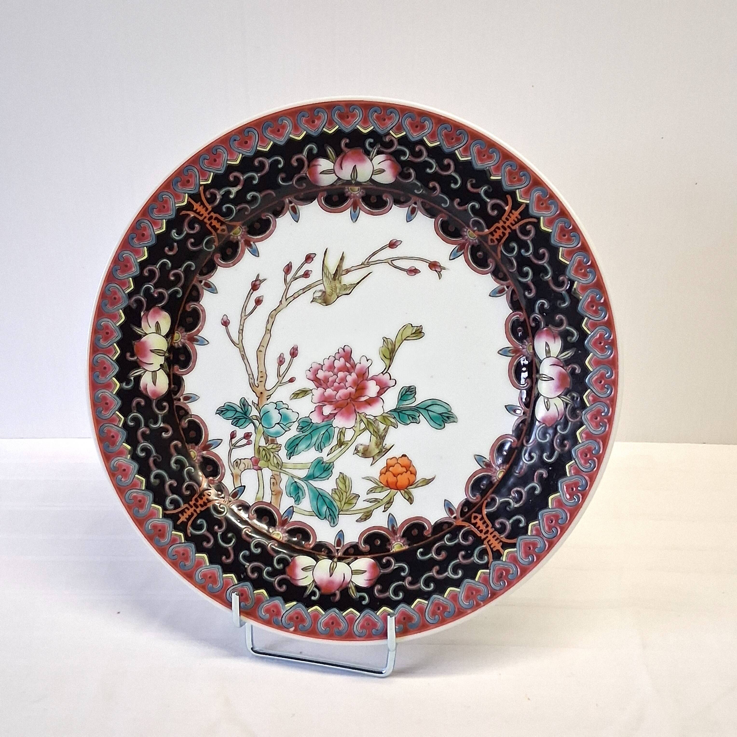 Beautiful antique Chinese porcelain plate or serving dish