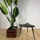Vintage triangular footstool – Scandinavian mid-century design, elegance and comfort
