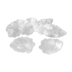 six pâtes de verre concaves