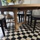 Extendable solid oak table