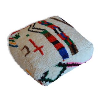 Pouf tapis marocain azilal