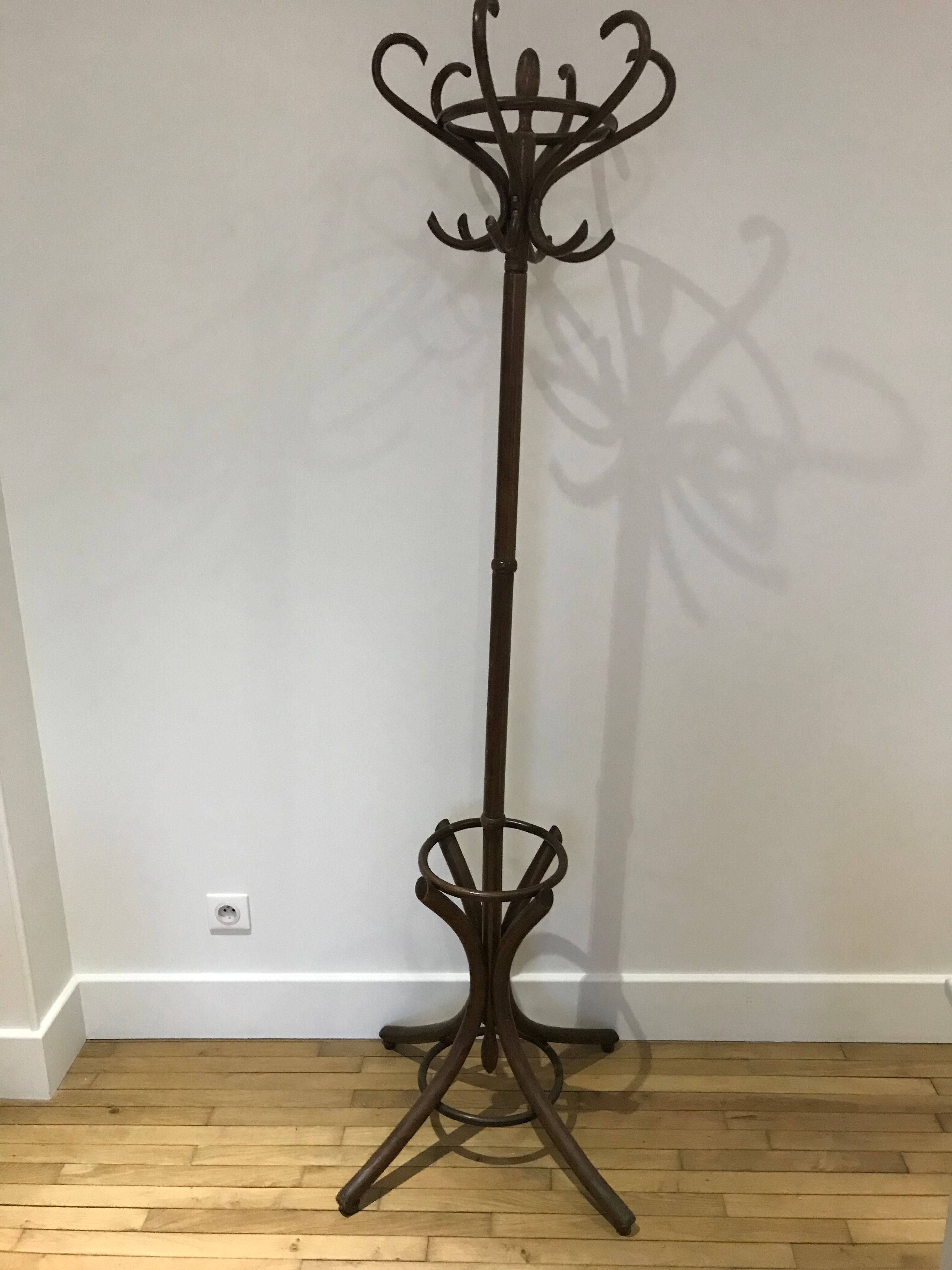 Vintage parrot coatrack