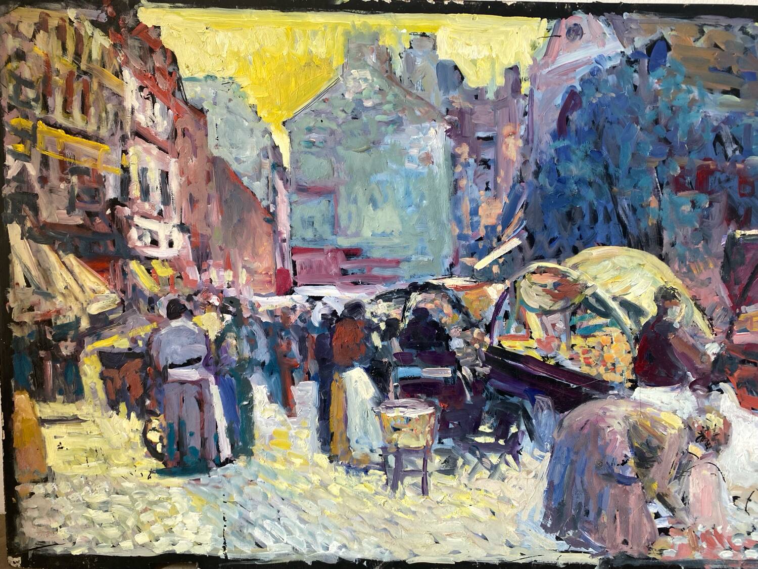 Jour de marché Parisien signé Landauer