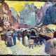 Jour de marché Parisien signé Landauer