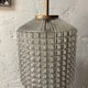Vintage glass globe hanging lamp