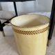 Lacquered sheet metal paper basket