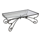 Table Basse en Fer Forgé, style Art Nouveau – 1940
