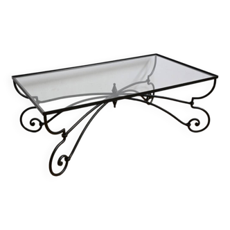 Table Basse en Fer Forgé, style Art Nouveau – 1940
