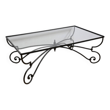 Art Nouveau Style Wrought Iron Coffee Table – 1940