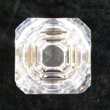 Carafe a whisky in crystal from Baccarat modele harcourt signed