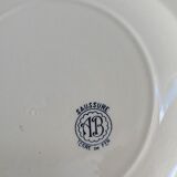 Set of 4 dessert plates Salins Model Saussure A.B. Terre de Fer