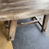 Solid wood dining table