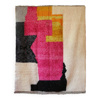 Boujad. colorful moroccan rug, 244 x 312 cm