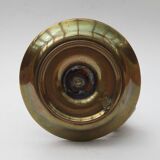 Antique bronze candlestick with dragon-shaped handle from the 17th century