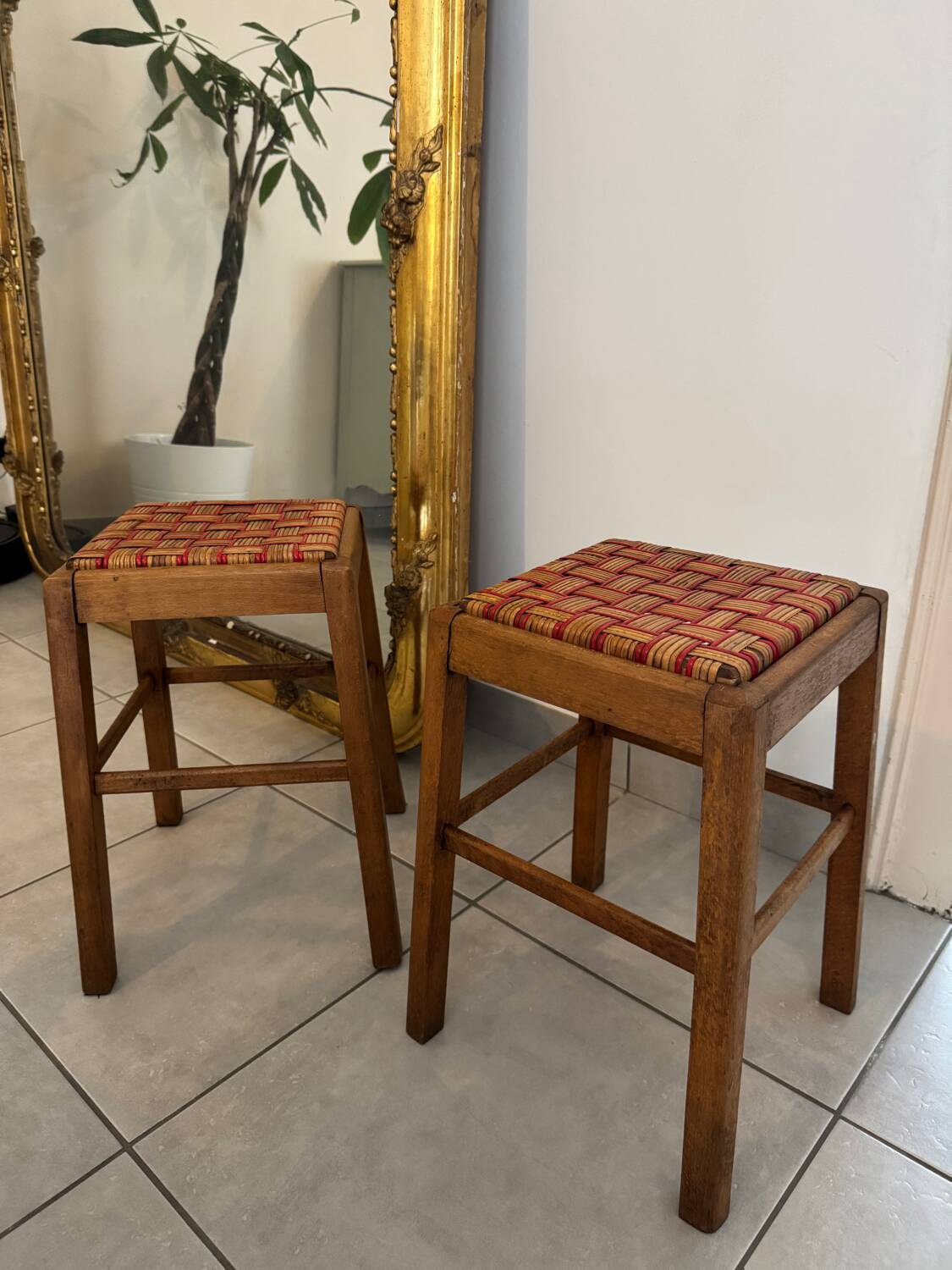 Pair of stools Circa 1950