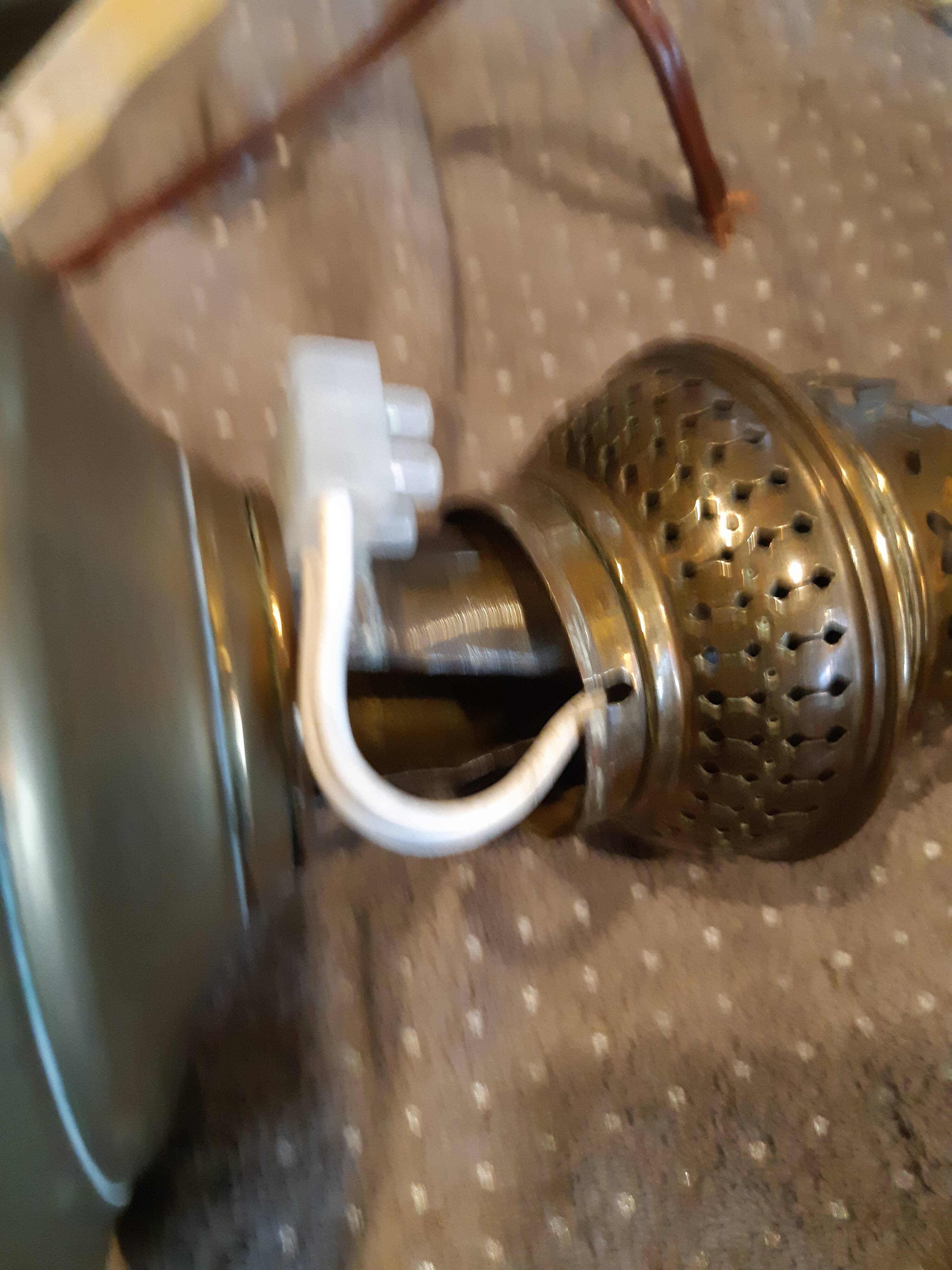 Pair of old Asian lamps