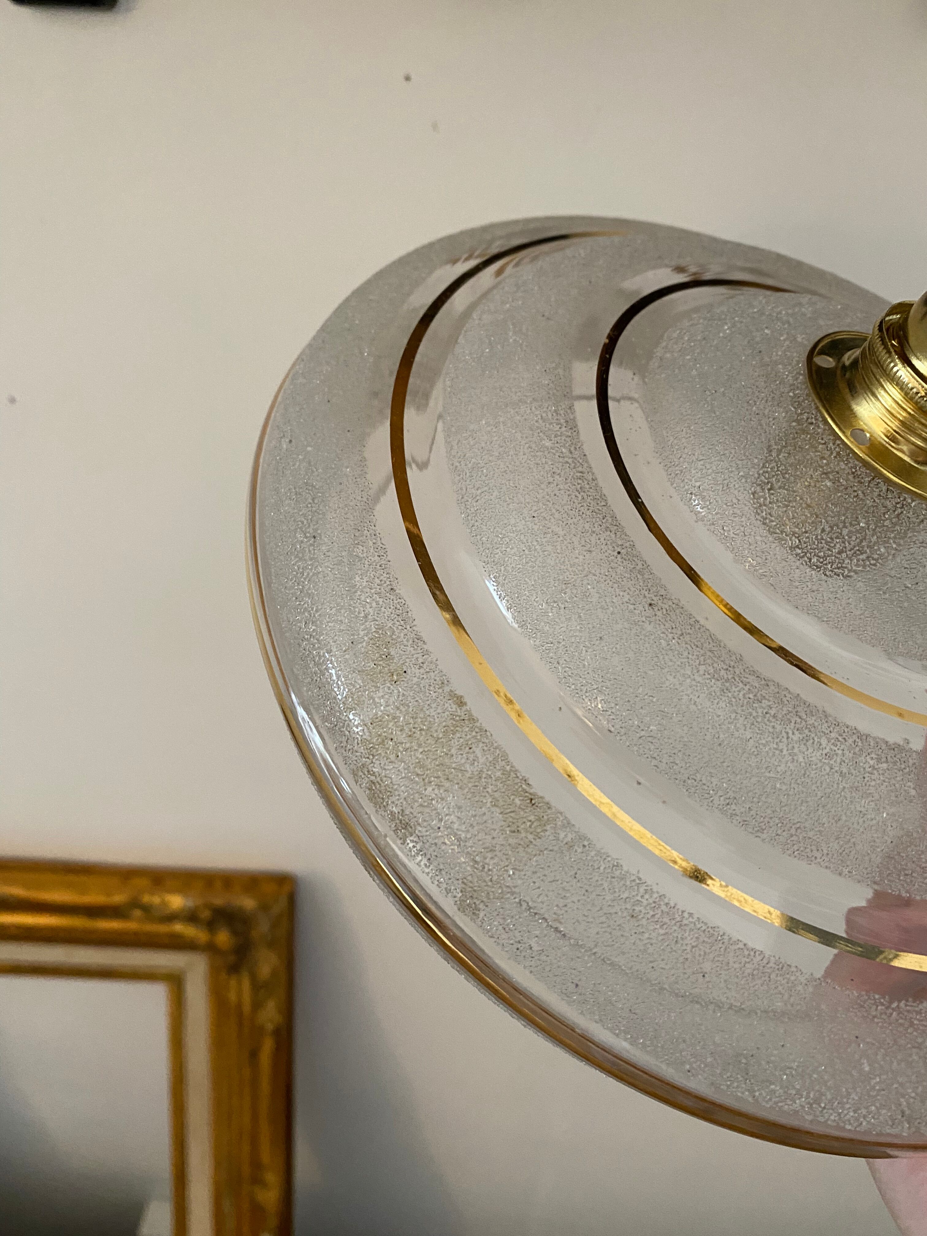 Vintage globe suspension