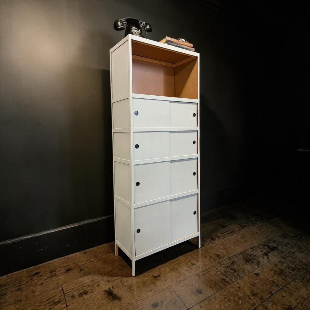 Vintage grey Kewlox wardrobe / shelf
