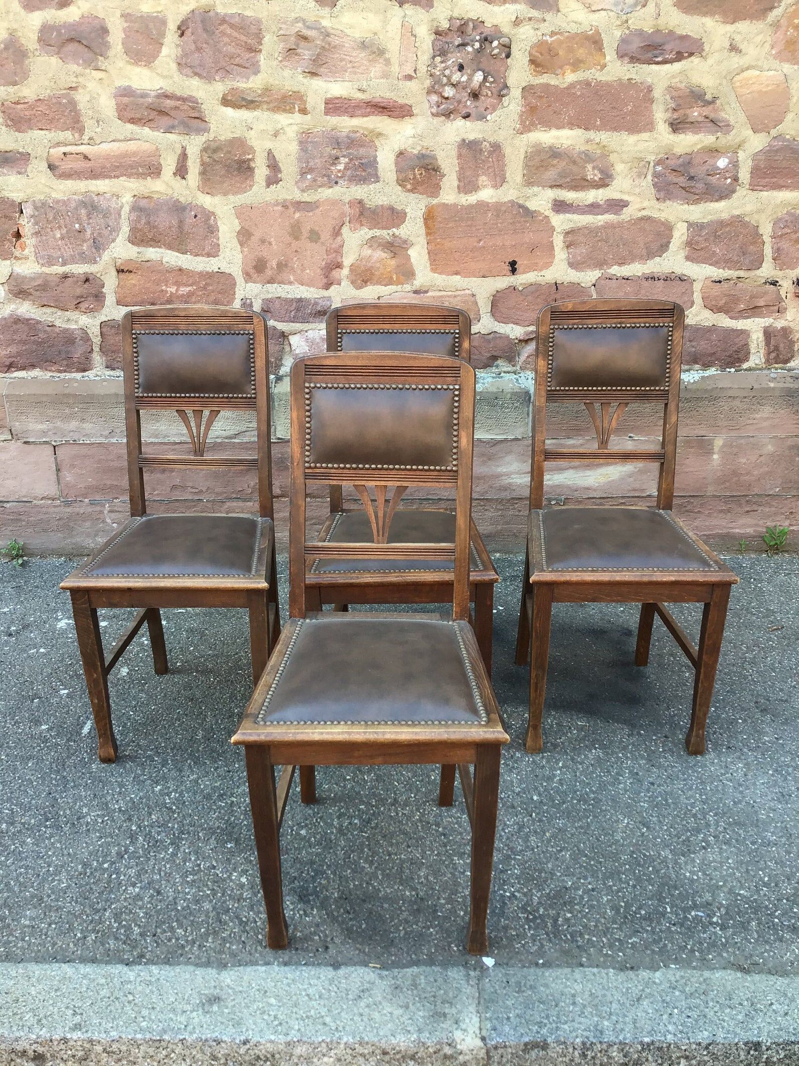 Set of 4 French chairs