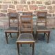 Set of 4 French chairs