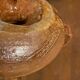Stoneware candle holder