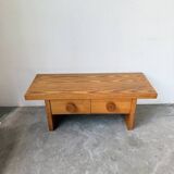 Meuble d’appoint bas style Perriand