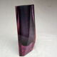Vase à facettes Murano des années 80