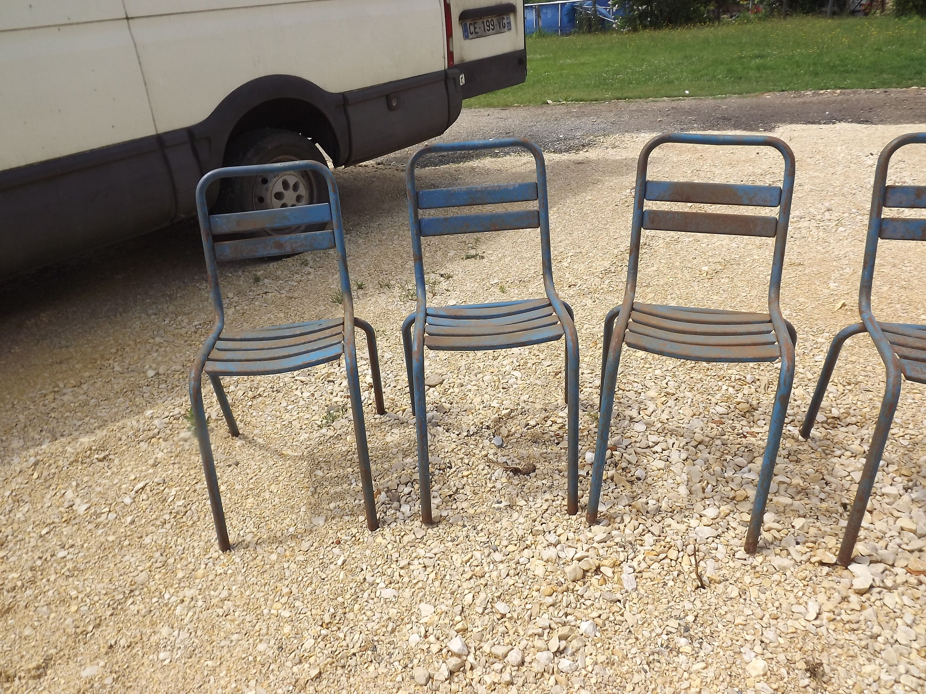 8 t2 tolix chairs