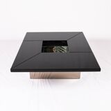 Table basse bar laquée Paul Michel pour Roche Bobois, France, 1980s