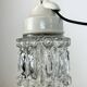 Vintage White Porcelain Pendant Light, 1970s