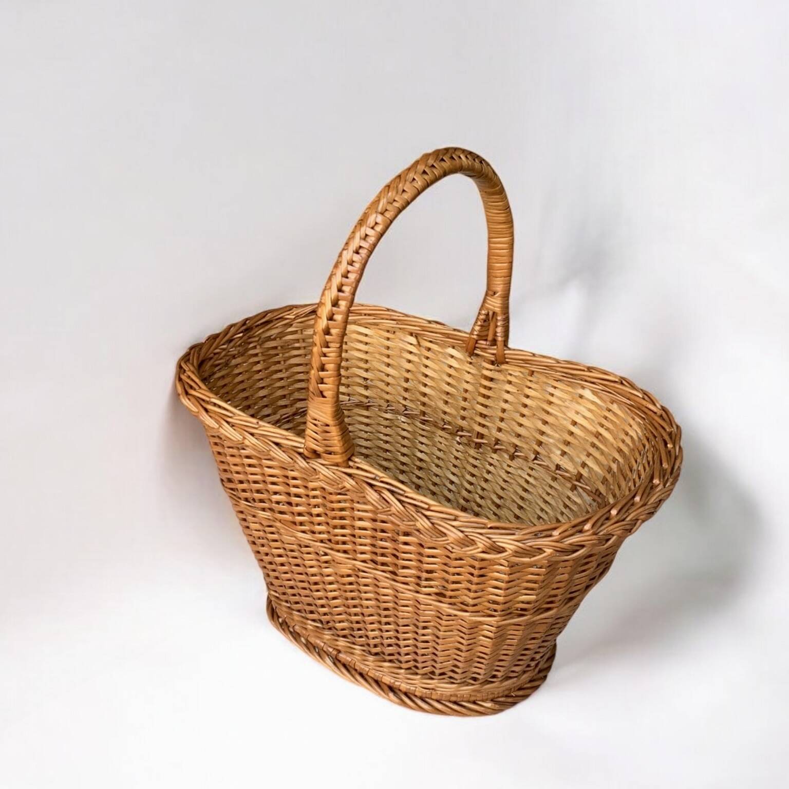 Vintage wicker basket