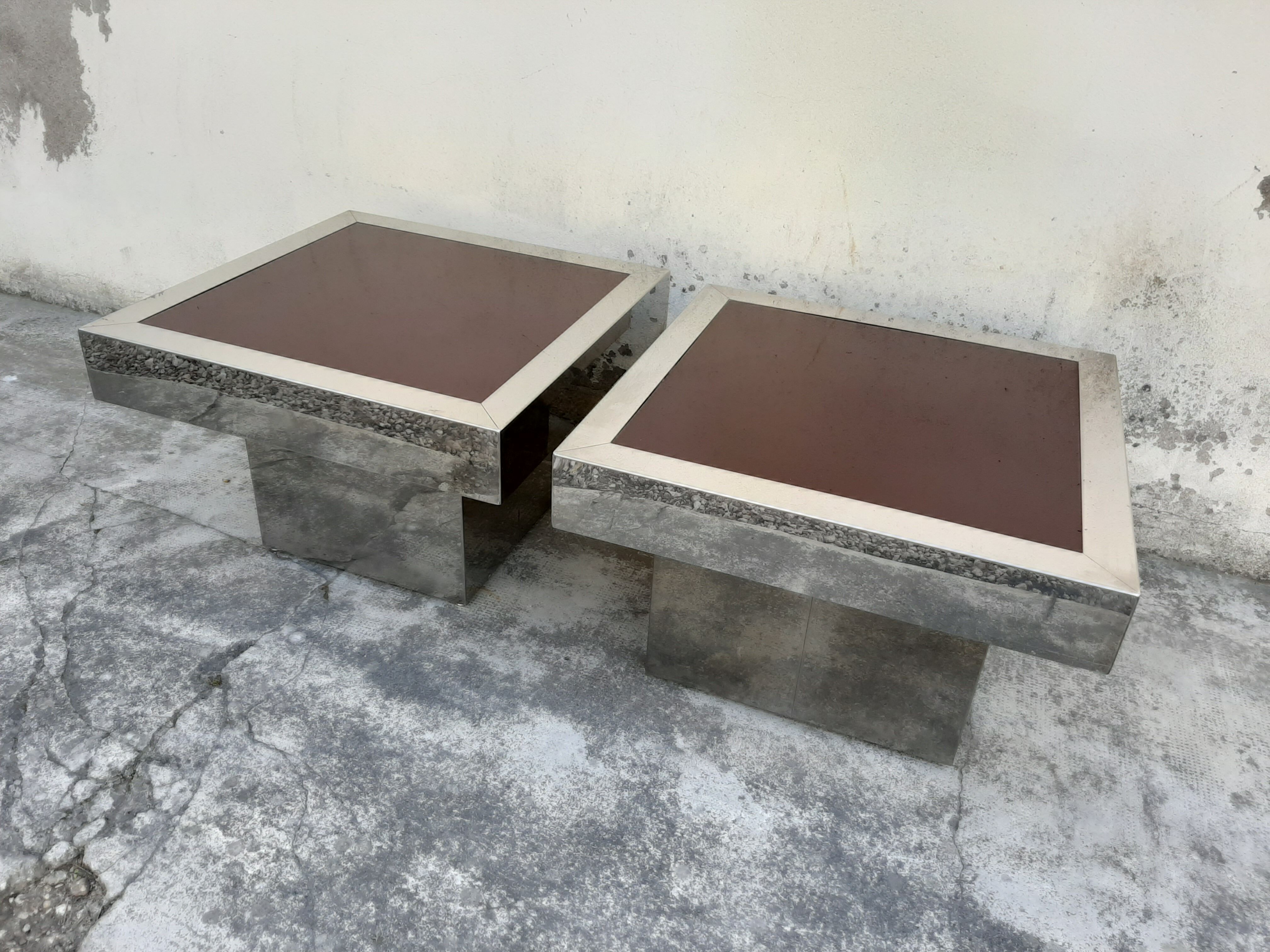 Pair of coffee table 70/80
