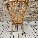 Bamboo rocking chair 1950