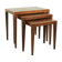 Severin Hansen model 163 rosewood nesting tables by Bovenkamp, 1960