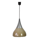 Large opaline glass pendant by Braun, Limburg, Germany, 1970s.