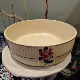 Antique Badonviller Floral Porcelain Dish, 20th Century Collection