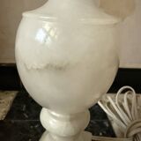 Alabaster lamp base