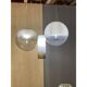 Contemporary Vanished White Sphere in Murano Glass Pendant Light