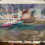 Aquarelle " Port breton "