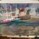 Watercolor "Breton Port"