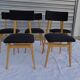 Series of 5 vintage chairs
