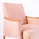 Vintage checkered armchair
