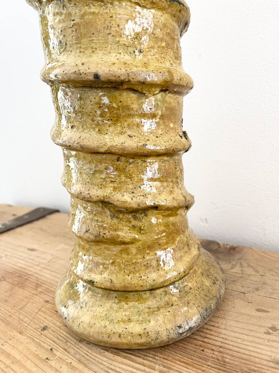 Yellow Tamegroute candle holder