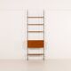 Italian vintage floor to celling wall unit with a bureau or a bar cabinet