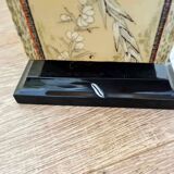 Luxurious Desk Lamp with ASIAN DECOR in lacquered wood