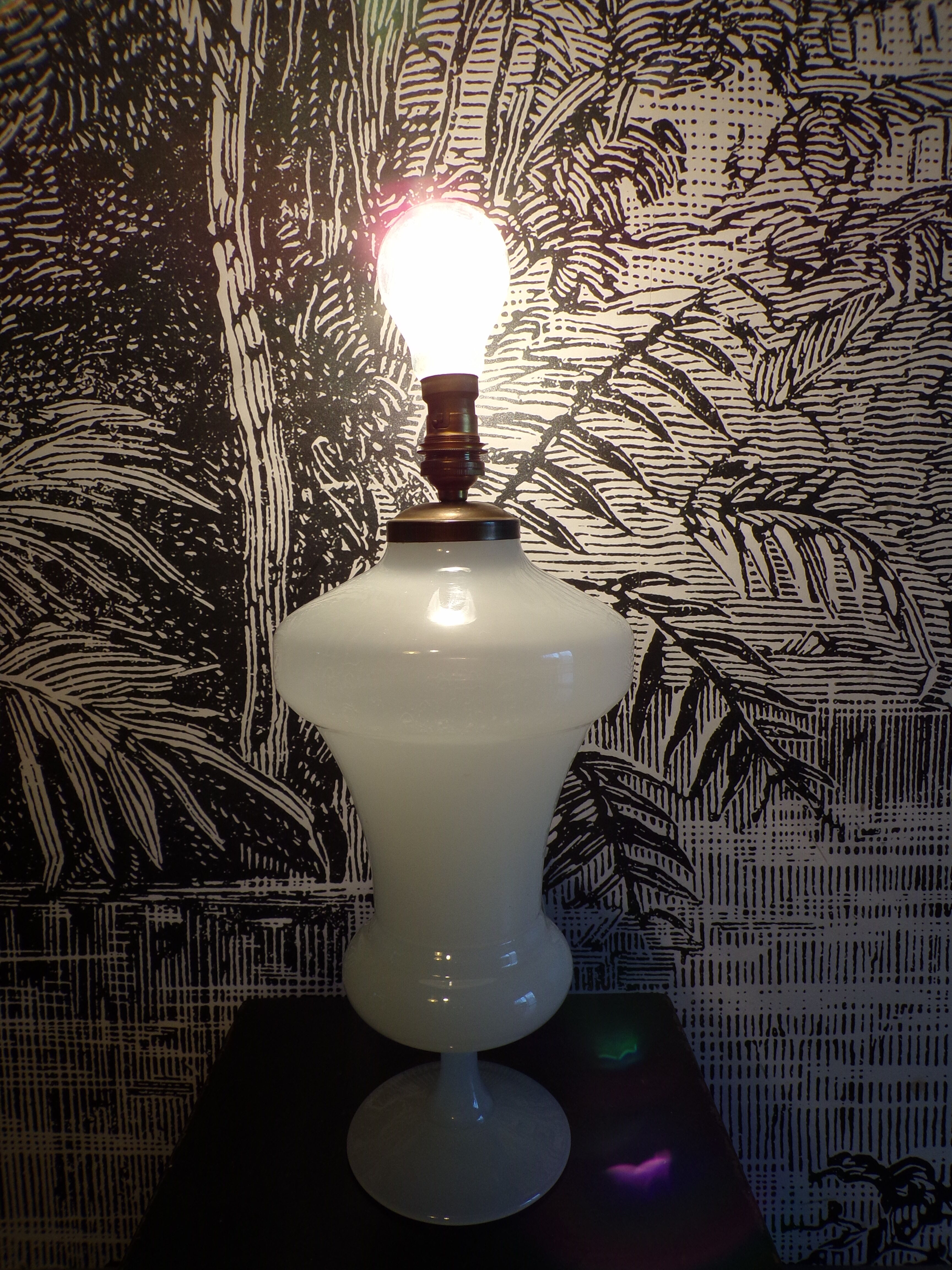Opaline lamp foot 1950