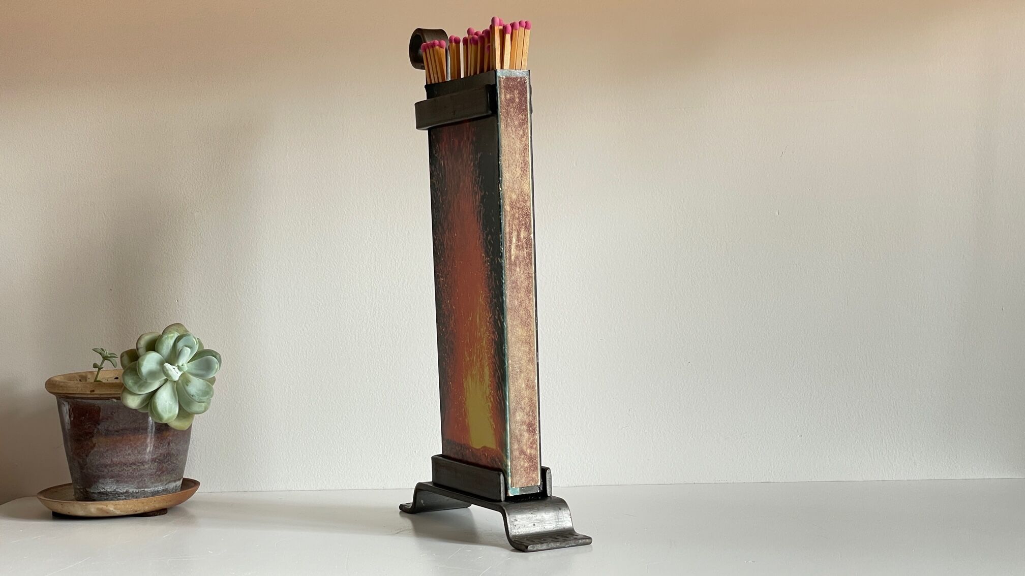 porte allumettes - Antiquités & Art