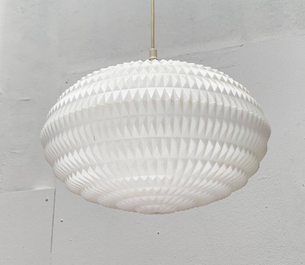 Lampe suspension UFO allemande modèle 2196 du milieu du siècle par Aloys Ferdinand Gangkofner pour Erco, années 1960